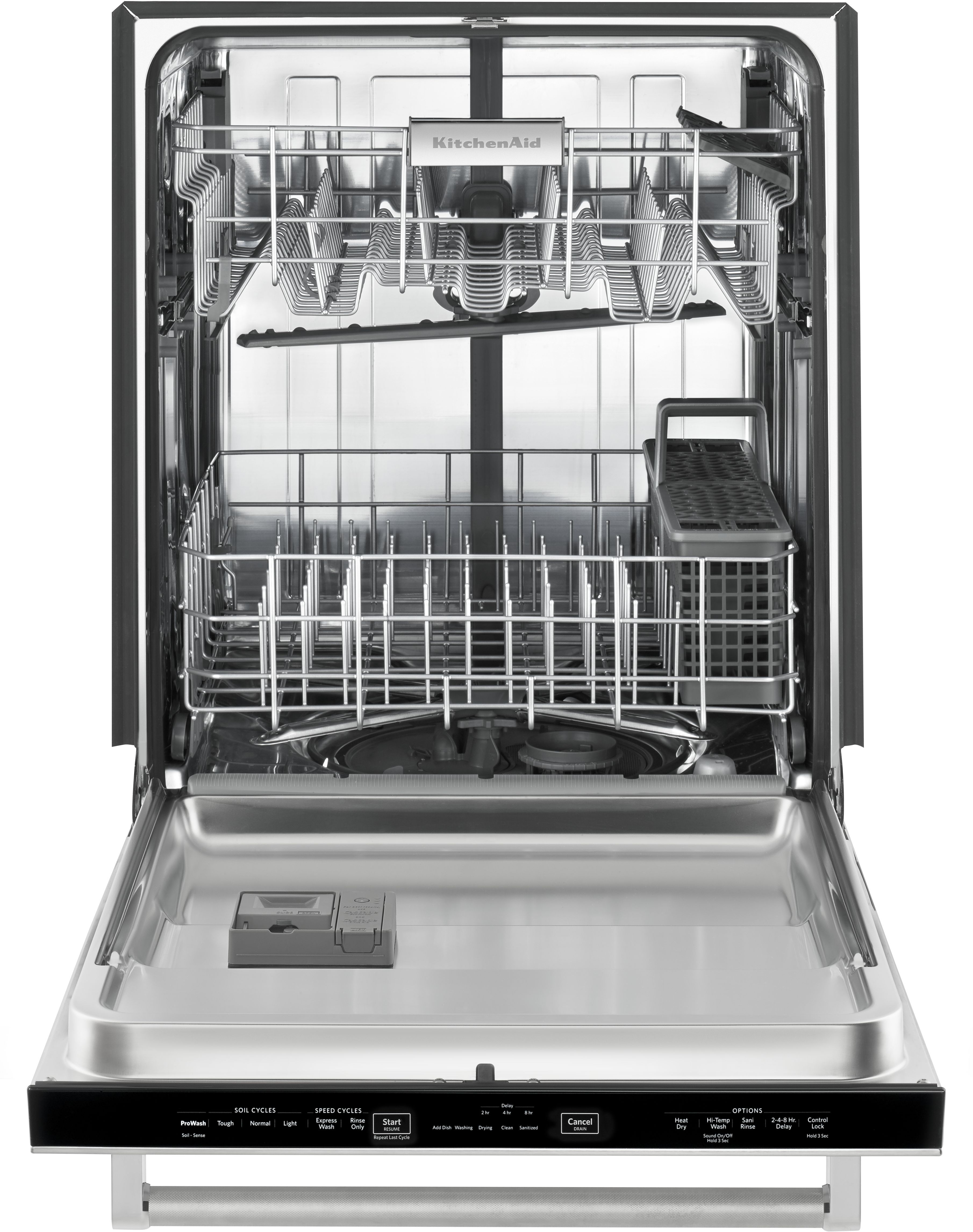 Kitchenaid built in dishwasher stainless steel hotsell