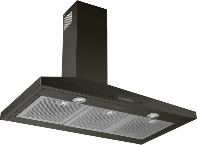 Whirlpool® 36" Black Stainless Steel Wall Mounted Range Hood-3