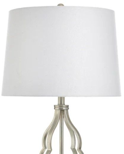 Stylecraft Castonia Silver Table Lamp-1