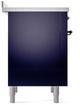 Ilve® Nostalgie II Series 36" Midnight Blue Pro Style Induction Range-4