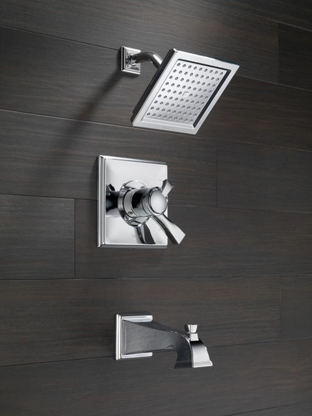 Delta Dryden® Monitor® 17 Series Chrome Single Handle Tub and Shower Trim-2