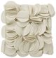 Harp & Finial® Reed Ivory Felt Petals Pillow-0