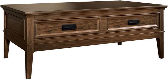 Homelegance® Frazier Park Brown Cherry Cocktail Table-0
