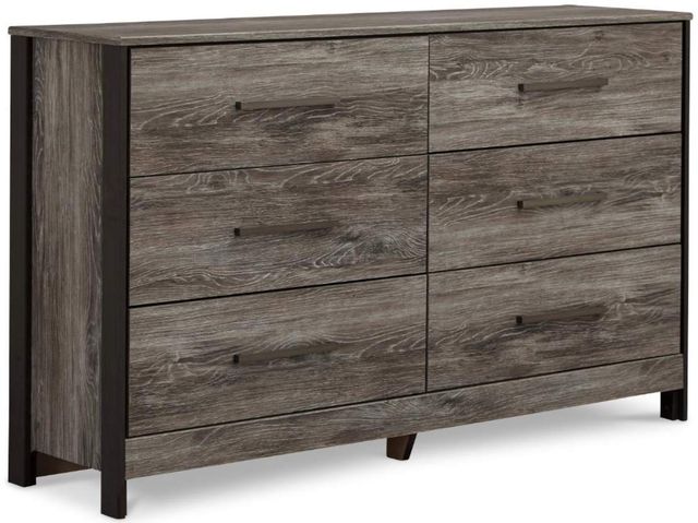 Signature Design by Ashley® Cazenfeld 5-Piece Black/Gray Queen Panel Bed Set-2