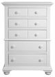 American Woodcrafters 6510 Cottage Traditions Clean White Cottage Chest-0