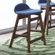 Liberty Furniture Space Savers Blue/Satin Walnut 24" Counter Chair-1