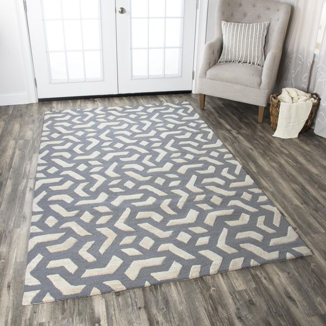 Rizzy Home Caterine Off White 5' x 8' Rug-4