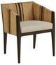 Century® Folly Dark Walniut/Flax Dining Arm Chair-0