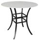 CabanaCoast® Customizable Monaco Stone 48" Outdoor Round Bar Table-0
