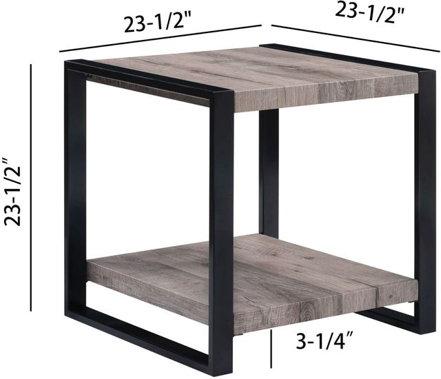 Crown Mark Mildred Brown End Table-2