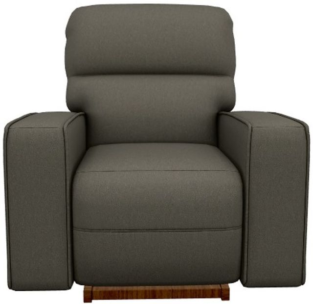 La-Z-Boy® Maddox Smoke Power Rocking Recliner with Headrest and Lumbar-1