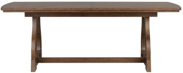 Flexsteel® Bellevue Whiskey Brown Rectangular Dining Table-4