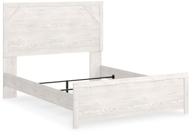 Signature Design by Ashley® Gerridan 2-Piece White/Gray Queen Panel Bed Set-1