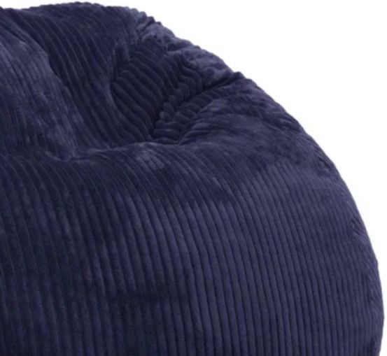 CordaRoy's® Indigo Plush Corduroy Full Bean Bag-1
