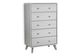 Monarch Specialties Inc. Grey Oak 5-Drawer Chest-0