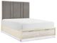 Homelegance® Noctis Beige/Gray California King Platform Bed with Footboard Storage-0