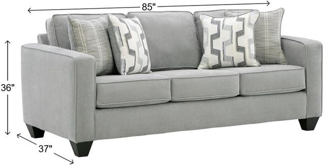 Albany Industries Mosby Pewter Sofa-2