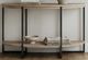 Liberty Furniture Paran Place Natural Demilune Sofa Table with Black Base-0