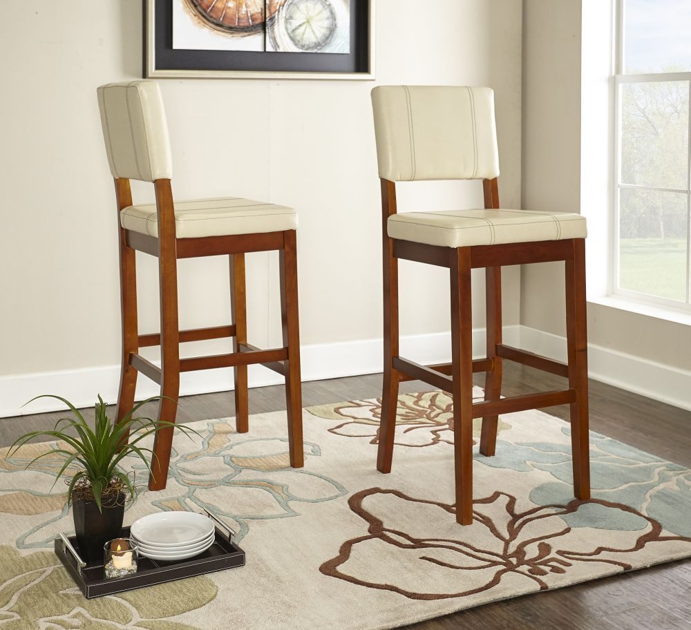 Linon Milano Cream Bar Stool Odessa Furniture Odessa NE