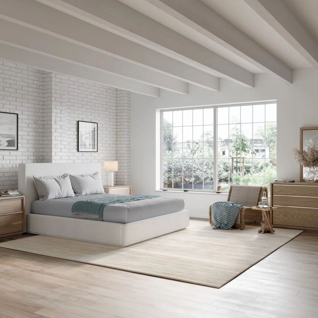 Modus Furniture One Pearl Full Upholstered Platform Storage Bed-1