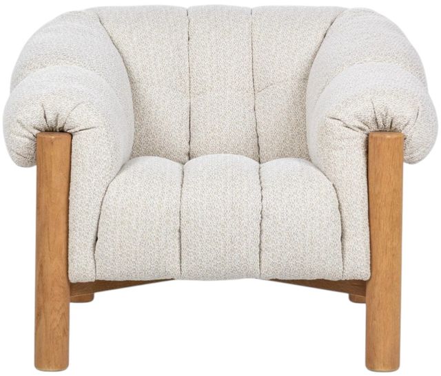 Classic Home Sansa Cream  Accent Chair-2