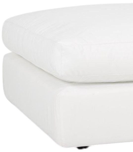 Franklin™ London Aries Glacier Square Ottoman with Caster Legs-1
