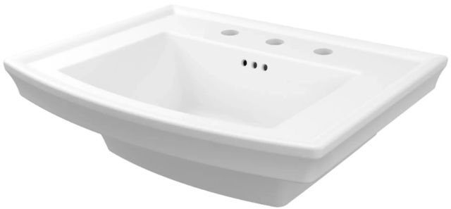 DXV Wyatt® Canvas White 24" Sink Top, 3-Hole-1
