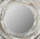Giftcraft Gray/Natural Wood/Silver/White Textured Wall Mirror-1