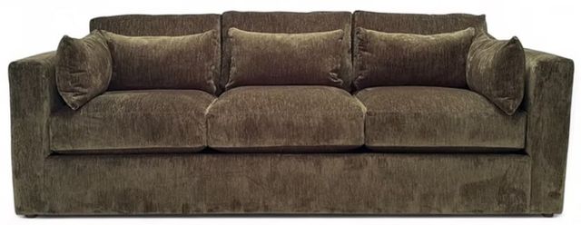 Intermountain Furniture Customizable Luscious Track Arm with Plumae Cushion Sofa-1