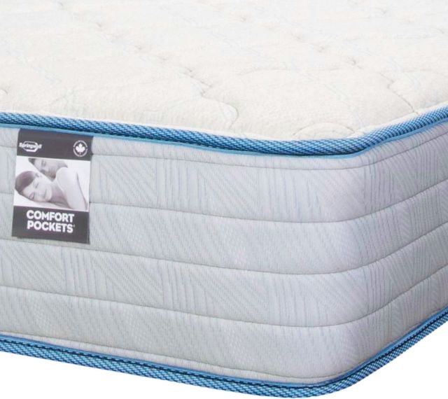 Springwall® Comfort Pockets® Chambly 11" Wrapped Coil Medium Firm Tight Top King Mattress in a Box-1