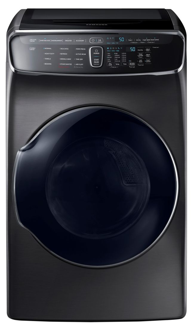 Samsung 7.5 Cu. Ft. Black Stainless Steel FlexDry™ Electric Dryer