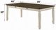ACME Furniture Fedele Weathered Oak Dining Table with Cream Base-2