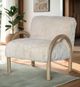 Armen Living Rae Alpine/Honey Accent Chair-3