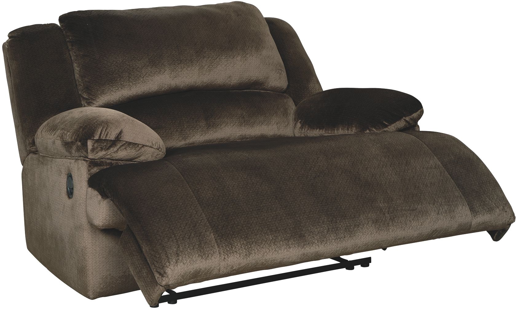 Signature Design by Ashley Clonmel Chocolate Zero Wall Wide Seat Recliner Hoelscher s Fine Furniture Appliances Electronics Floresville and Pleasanton TX