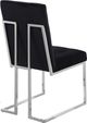 Meridian Furniture Alexis Black Velvet Dining Chair-2