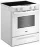Whirlpool® 30" White Glass Top Slide-In Electric Range with Air Cooking Technology-2