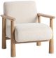 Classic Home Caprice Beige Natural Accent Chair-0