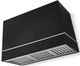 AGA Loge 48" Matte Black Wall Mounted Range Hood with Brushed Brass Trim-0