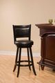 HH2 Home Dennery Cherry Black Swivel Counter Stool-1