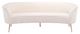 Zuo® Luna White & Gold Sofa-2