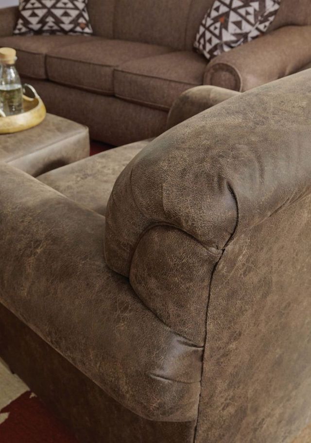 Flexsteel® Main Street Brown Sofa-1