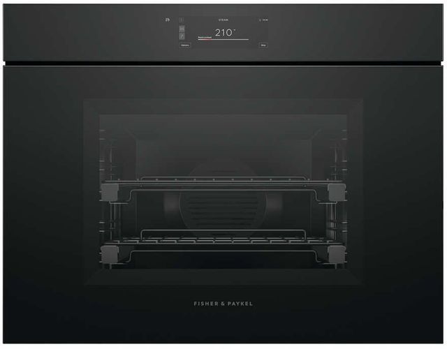 Fisher & Paykel Series 11 Minimal 30" Black Glass Combination Steam Oven-0