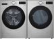 LG Graphite Steel Front Load Washer & Gas Dryer Laundry Pair-0