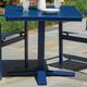 Telescope Casual 36" Square Dining Height Pedestal Table without Hole-1