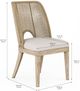 A.R.T. Furniture® Frame Chestnut Woven Sling Chair-2