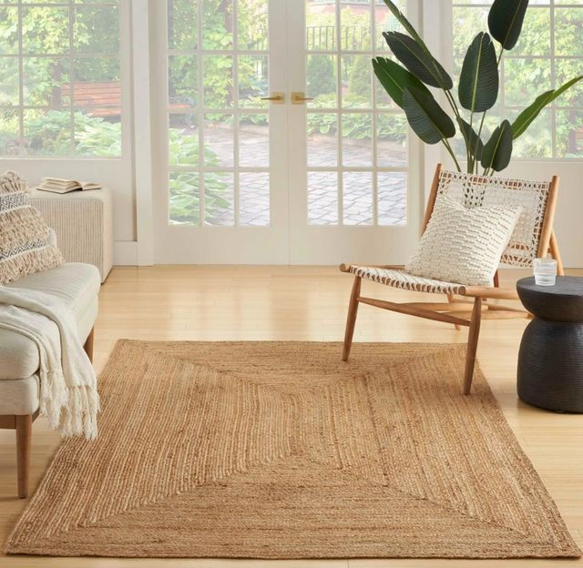 Nourison Home™ Natural Jute Natural 5'x7' Area Rug-1
