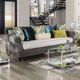 Furniture of America® Mariella Beige/Gray Sofa-0
