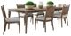Liberty Furniture Hickory Grove 7-Piece Elliston Oatmeal/Heirloom Brown Rectangular Dining Table Set-0