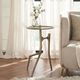 Renwil® Tosca Antique Brass Side Table-1