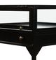 Four Hands Shadow Glass Top End Table with Black Base-2